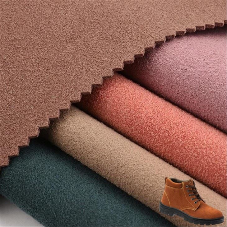 High Quality Micro Fiber Suede Material Artificial Leather For Footwear & Furniture