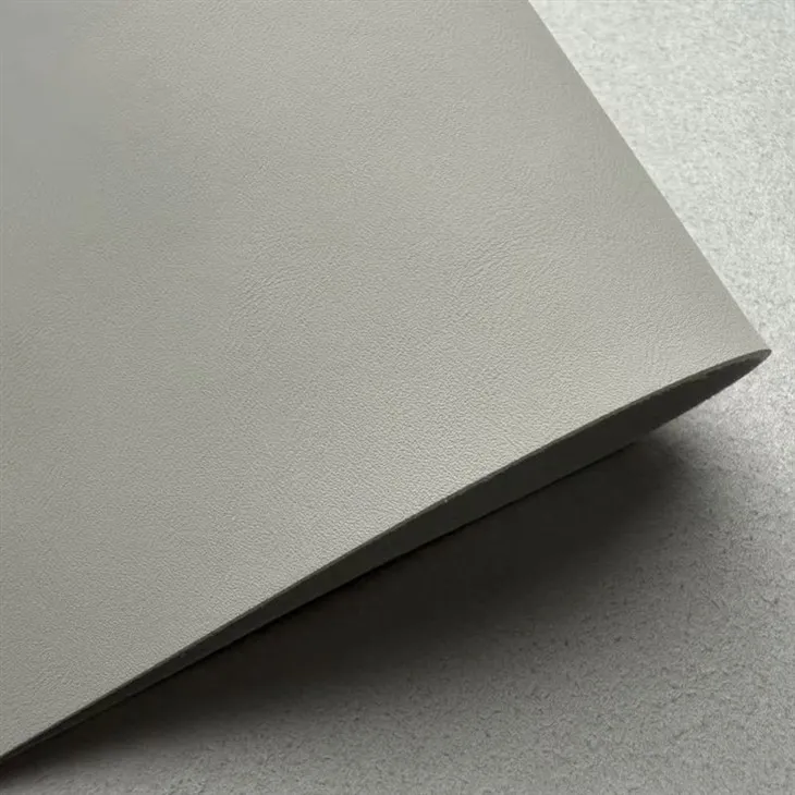 Matte Light Grey Sneaker-Grade Microfiber PU Leather suppliers