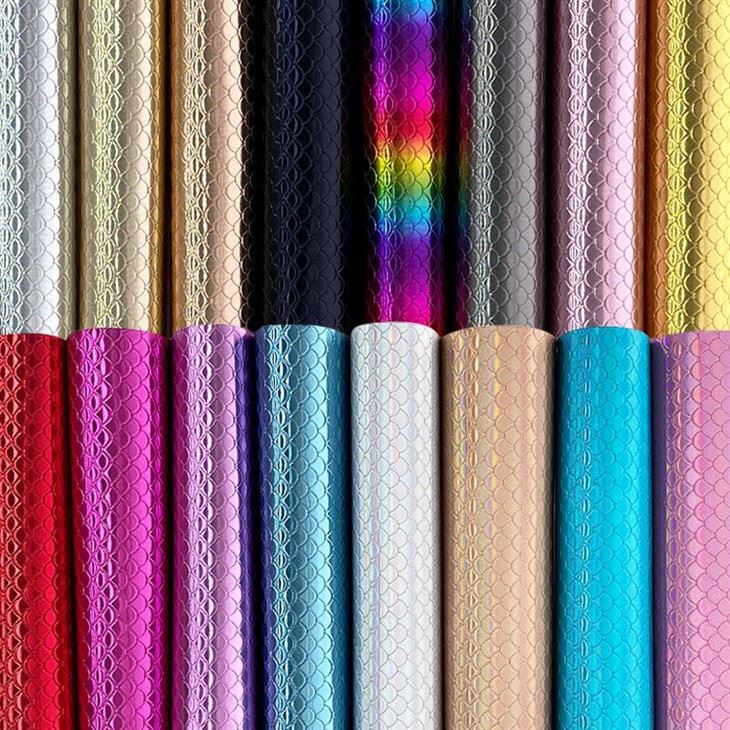Shining Fish-scale Pattern PU Leather best
