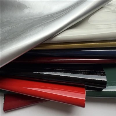 Mirror High-Gloss Microfiber Patent Leather