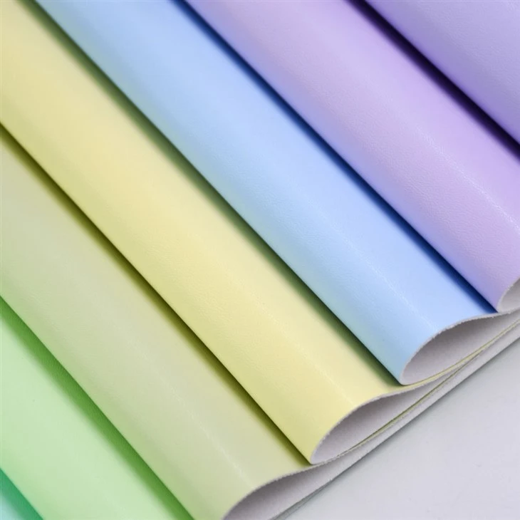 Smooth Pastel & Metallic PU Leather high quality