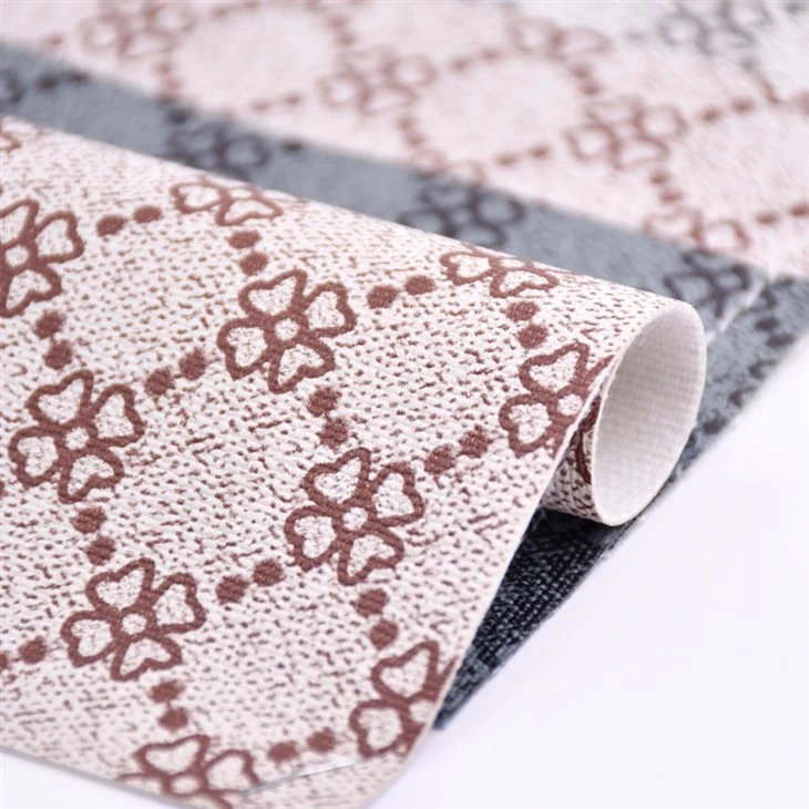 Vintage Floral Printed PVC Faux Leather suppliers Vintage Floral Printed PVC Faux Leather suppliers