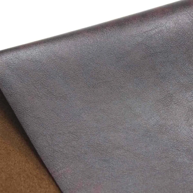 Vintage Washed Distressed Grain PU Leather suppliers